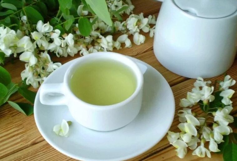 Infusión de acacia